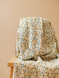 Ribbed Jersey / Blue floral
