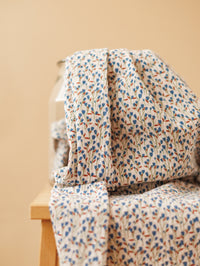 Muslin / Tiny Blue Tulips