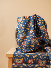 Cotton Poplin / Midnight Folk Florals