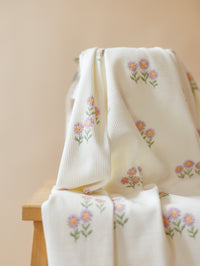 Ribbed Jersey / Daisies