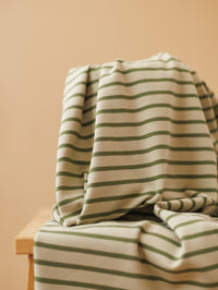Cotton jersey / Stripes - Pistachio