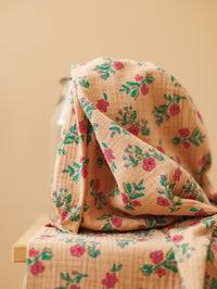Muslin / Vintage Flowers Peach