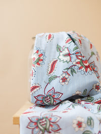 Cotton Poplin / Paisley stripes