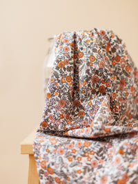 Cotton Poplin / Ditsy Orange