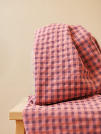 Cotton Seersucker - Midi / Rosewood