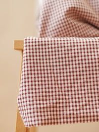 Cotton Seersucker - Mini / Blush + Brown