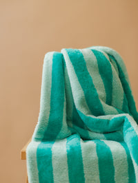Bamboo toweling / Jade + Mint