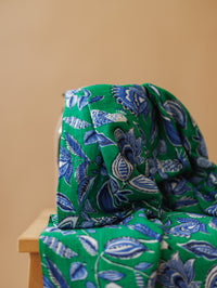 Muslin / Emerald + Navy Floral
