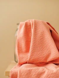 Cotton Seersucker / Peach Sorbet