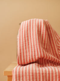 Muslin / Stripes - Peach