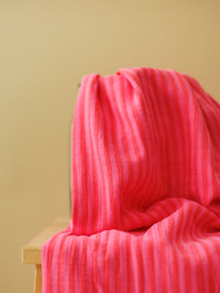 Muslin / Stripes - Bubblegum