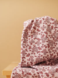 Flannel / Blush + Mauve Flowers