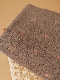 Teddy / Embroidered bouquets - Taupe