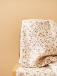 Cotton / Soft florals -  Lilac