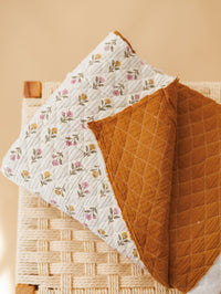Quilted muslin / Meadow + Caramel