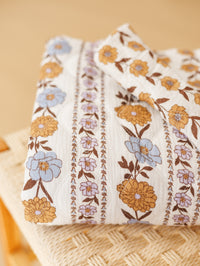 Quilted muslin / Vintage blue