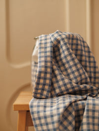 Yarn dyed cotton / Checks - Blue