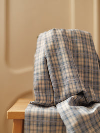 Yarn dyed cotton / Gingham - Blue