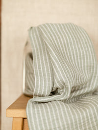 Cotton muslin / Yarn dyed - Sage