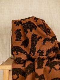 Terry Crepe / Rosewood animals