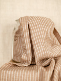 Cotton muslin / Yarn dyed - Beige