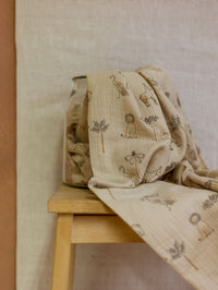 Muslin / Beige Animals