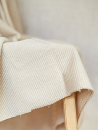 100% Cotton Ribbed terry / Light Beige