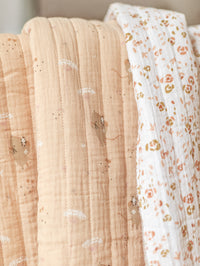 Quilted muslin / Mouse - blush