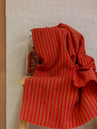 Muslin / Stripes - Strawberry + Cacao