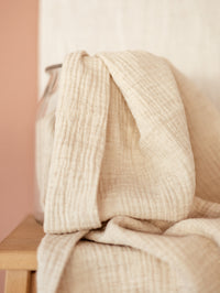 Double layer Linen + Cotton muslin