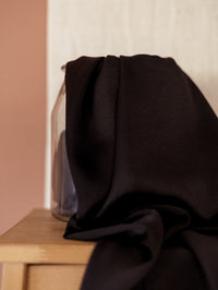 Bubble satin / Black