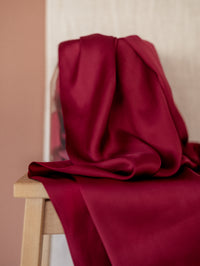 Viscose satin / Cherry wine