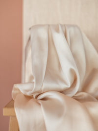 Viscose satin / Cream
