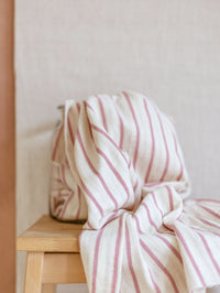 Muslin / Rose Stripes
