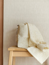 Muslin / golden dots - vanilla