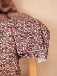 Cotton Muslin / Little Violet Flowers