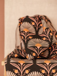 Bamboo viscose / Abstract black