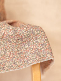 Cotton Muslin / Tiny Mauve Flowers