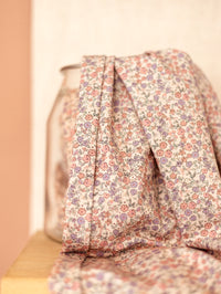 Cotton jersey / Tiny mauve flowers