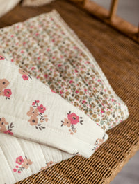 Quilted muslin / Girly floral