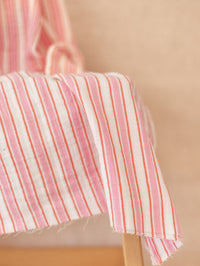 Muslin / Yarn dyed Stripes - Rose