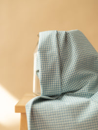 Cotton Seersucker / Blue + Pastel Mint - Tiny