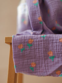 Muslin / Lilac tulips