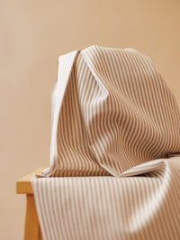 Cotton Viscose / Sand Stripes