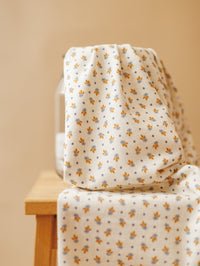 Cotton / Tiny Bouquets - Blue