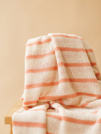 Stripes knit / Blush + natural