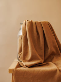 Recycled cotton sweat / caramel