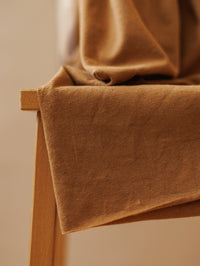 Recycled cotton jersey / caramel
