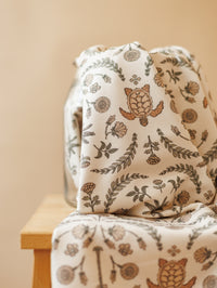 Cotton jersey / oriental turtles