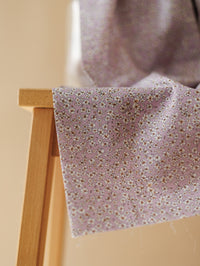 Cotton Poplin / Tiny Flowers - Lavender